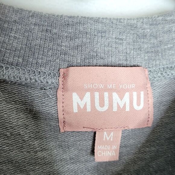 Show Me Your MUMU Ride or Die Crewneck Sweater Size Medium - Picture 5 of 9